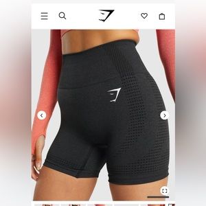 Gymshark Vital Seamless 2.0 Shorts - Black Marl